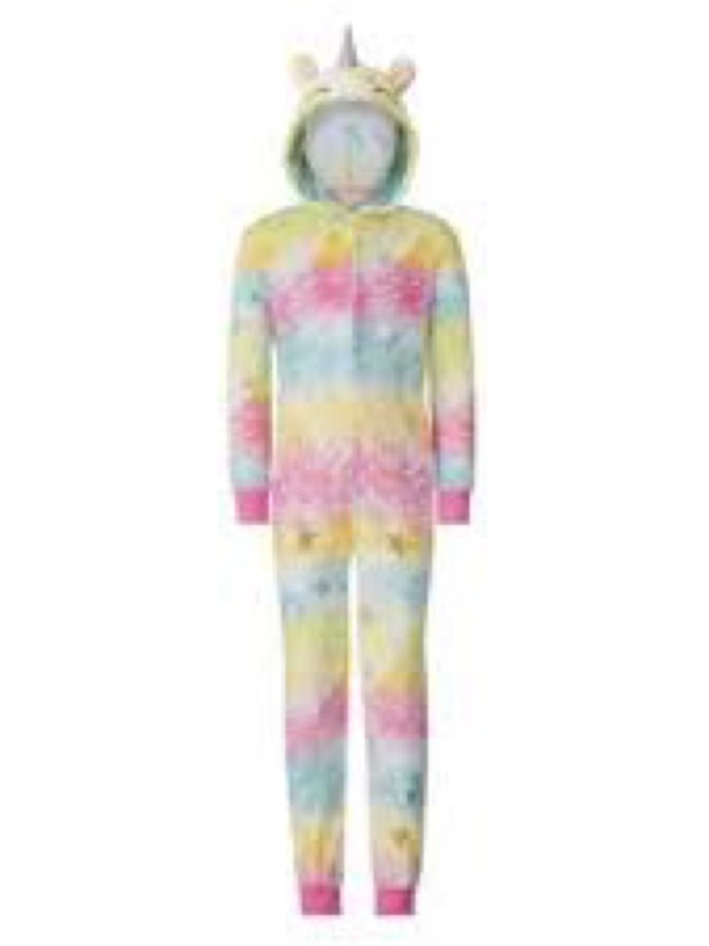Kids Unicorn Tie-Dye Fleece Sleep Sack Onesie - Multicolor